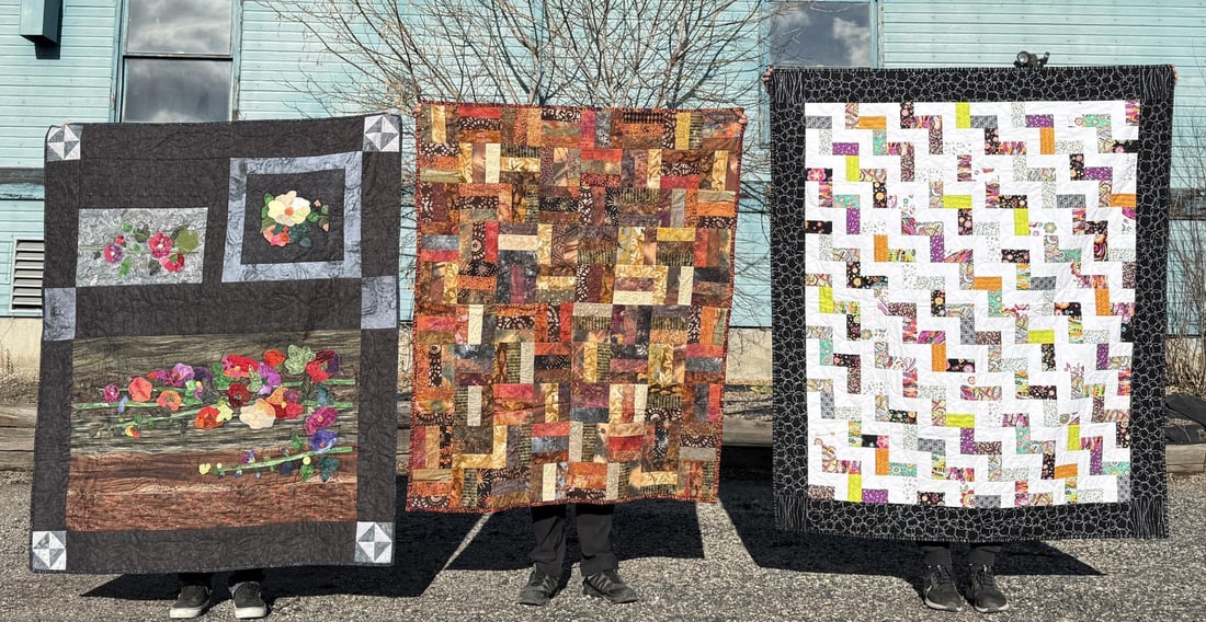Collection of Quilts: Largest is 57" by 69"