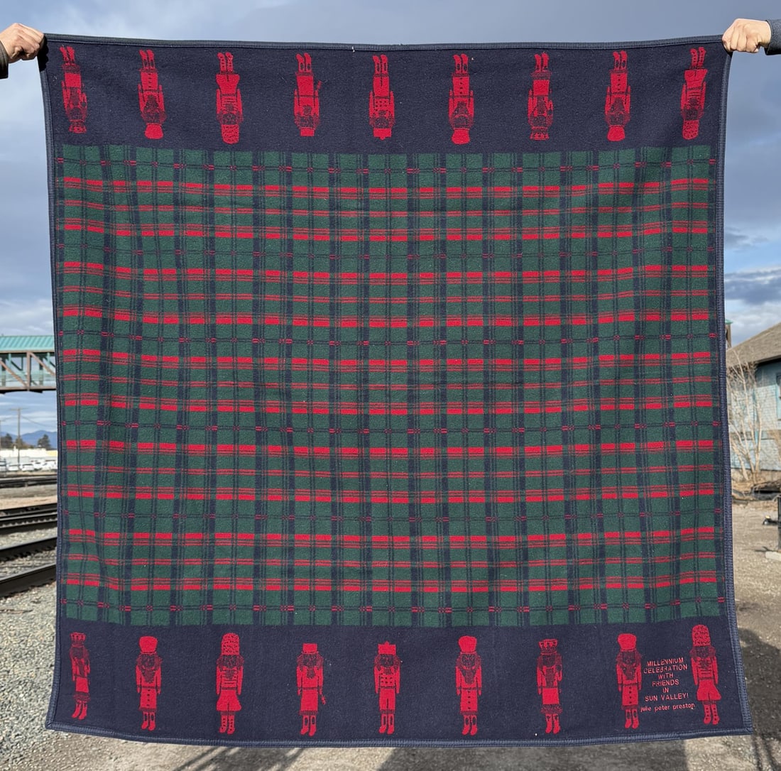 Pendleton Christmas Nutcracker Blanket: 59" by 60 1/2"
