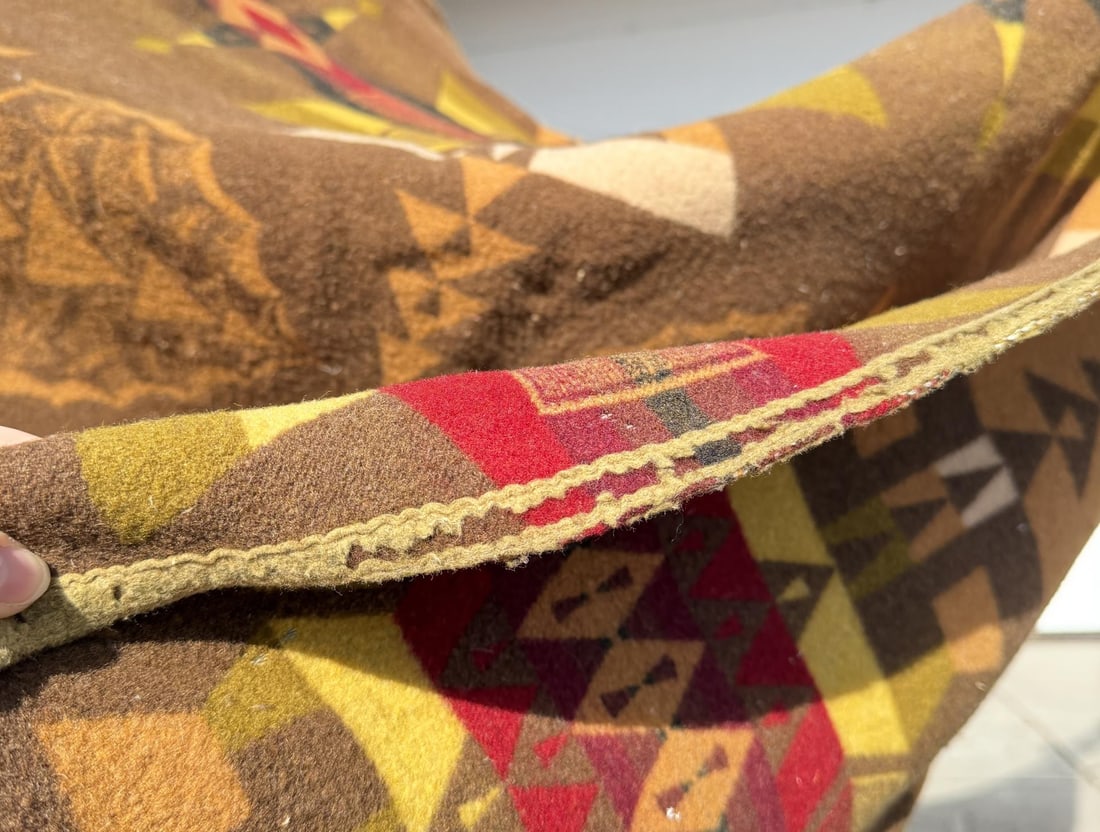 Antique Pendleton Wool Blanket - 4