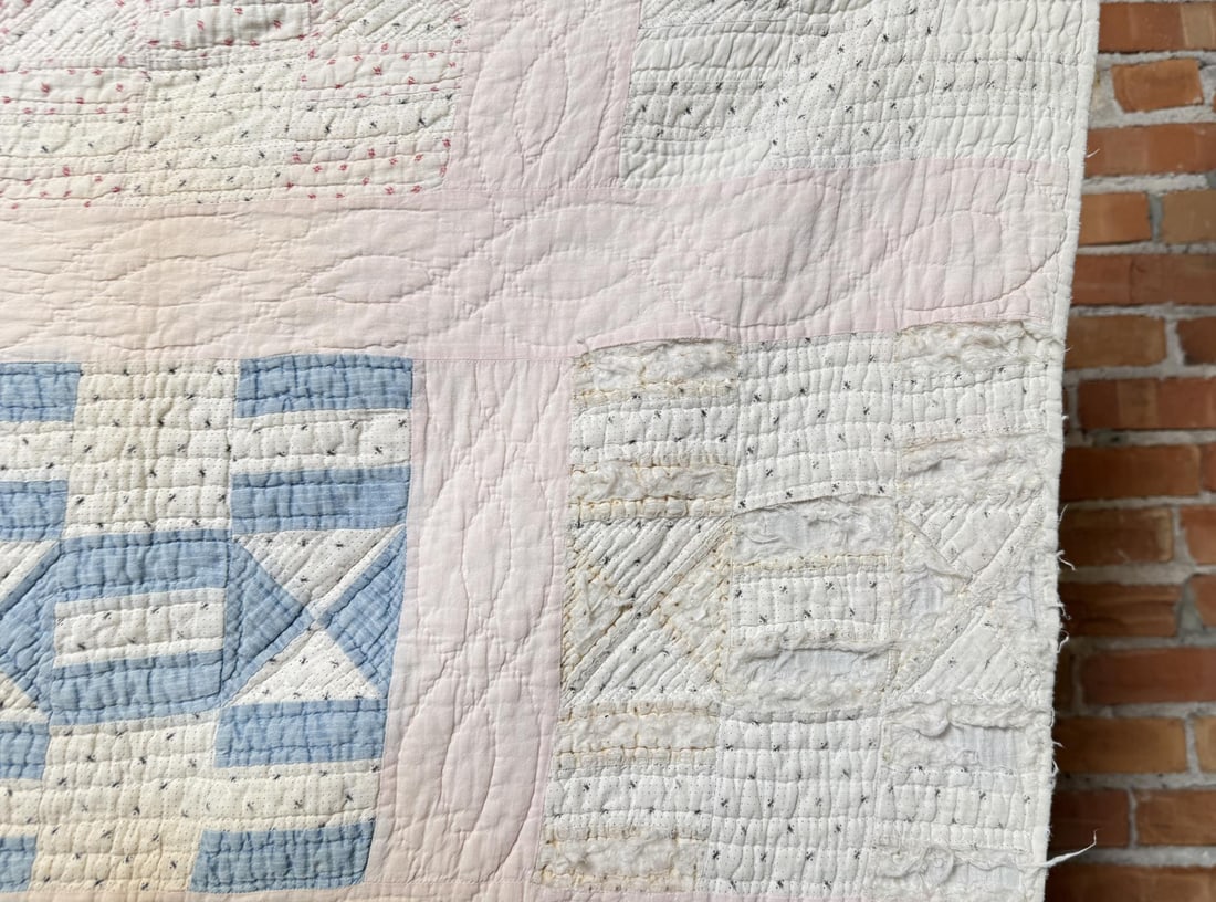 1920s H Pattern Quilt - 4