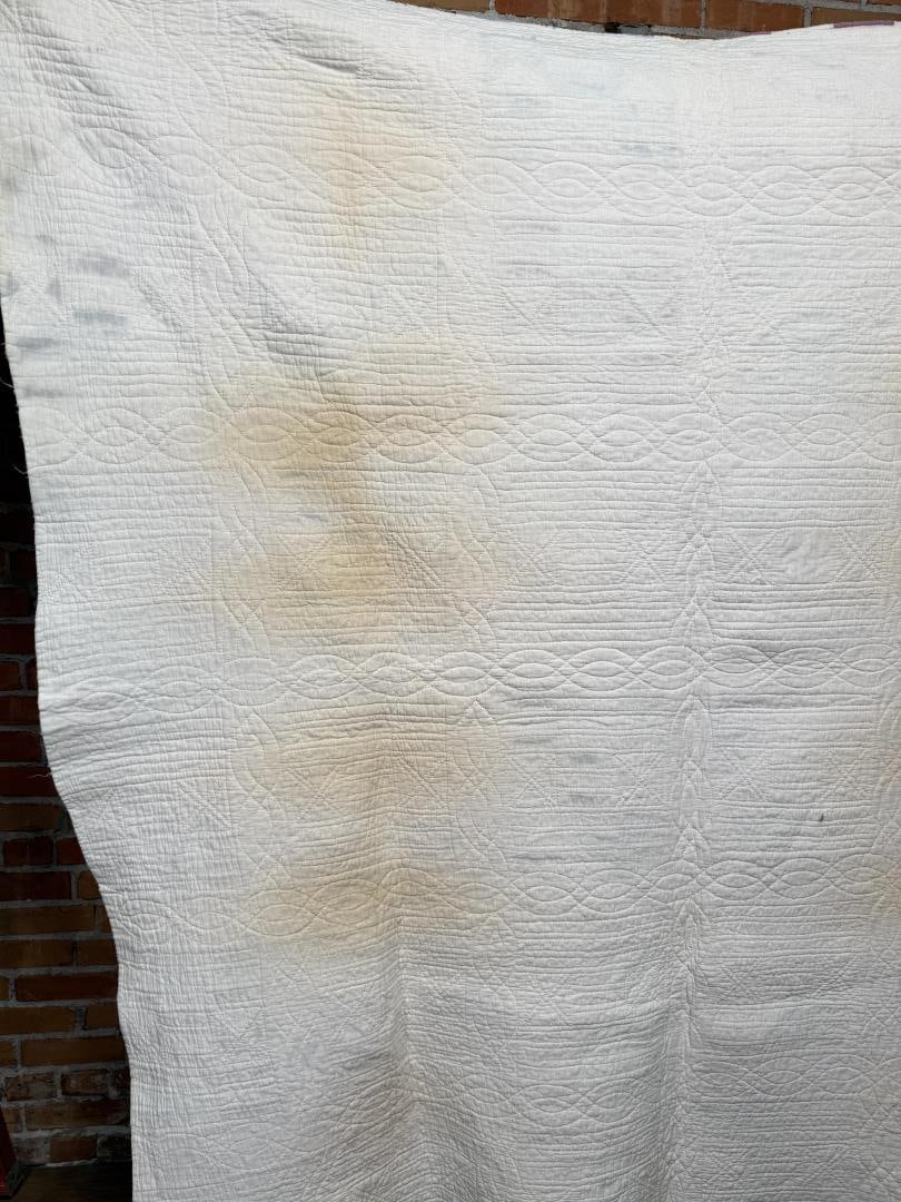 1920s H Pattern Quilt - 8