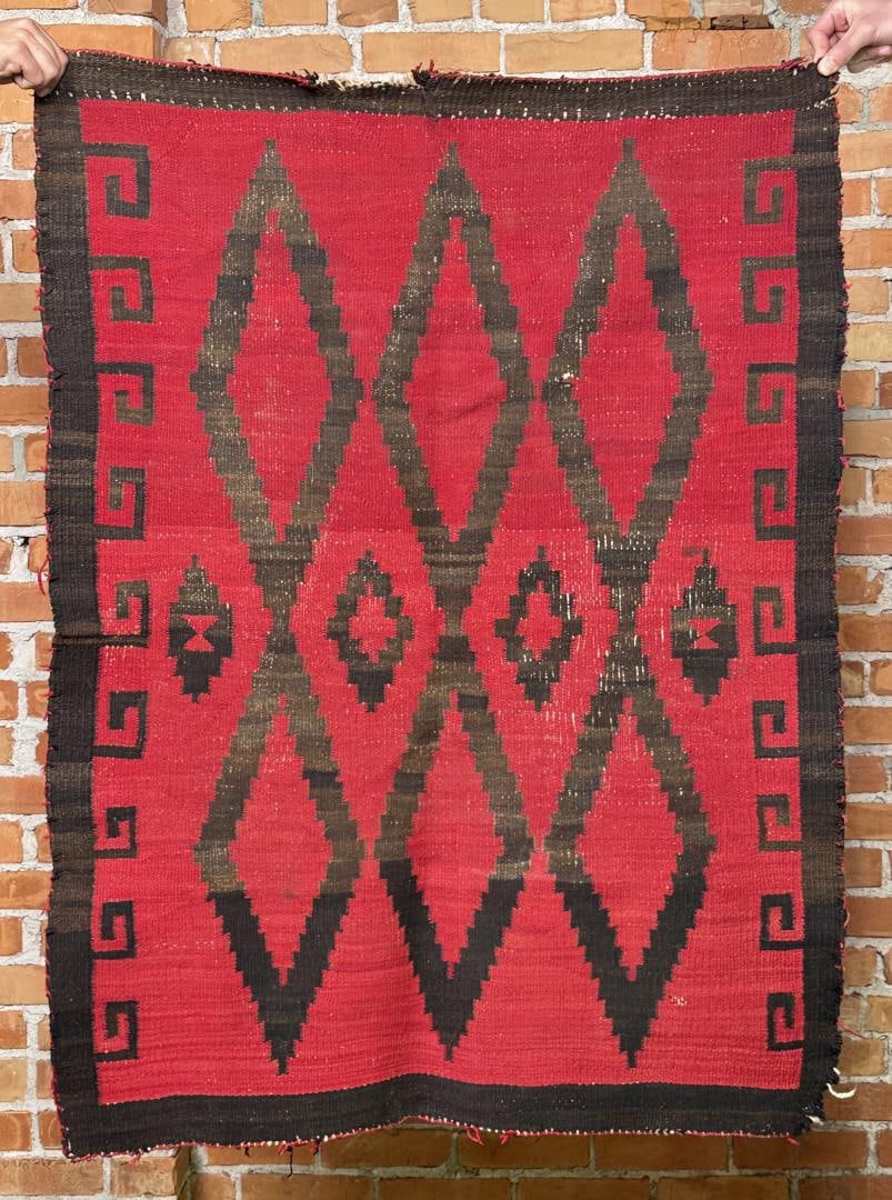 Navajo Indian Transitional Blanket or Rug (1 of 7)