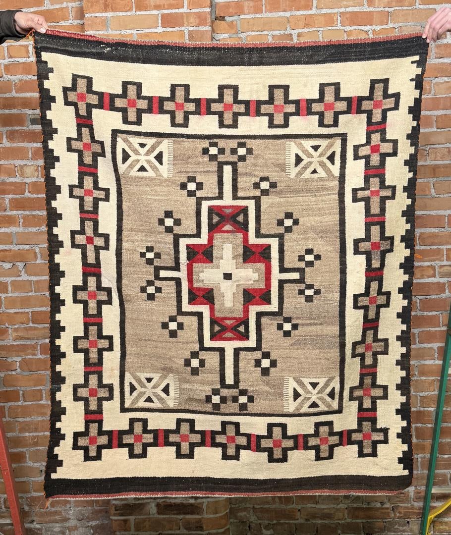 JB Moore Navajo Indian Crystal Rug (1 of 7)