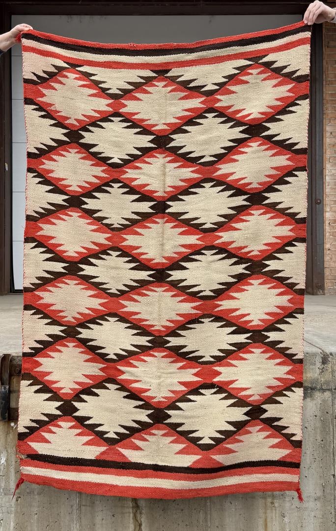 Transitional Navajo Indian Eye Dazzler Blanket (1 of 6)