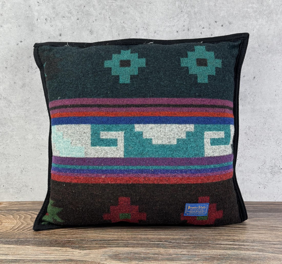 Pendleton Beaver State Wool Blanket Pillow
