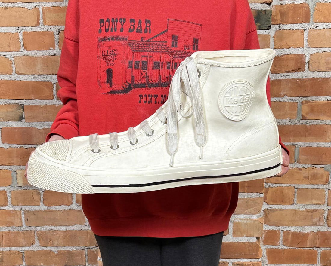 Giant Keds Store Display Shoe Sign: 22 3/4" by 10 3/4" by 8".