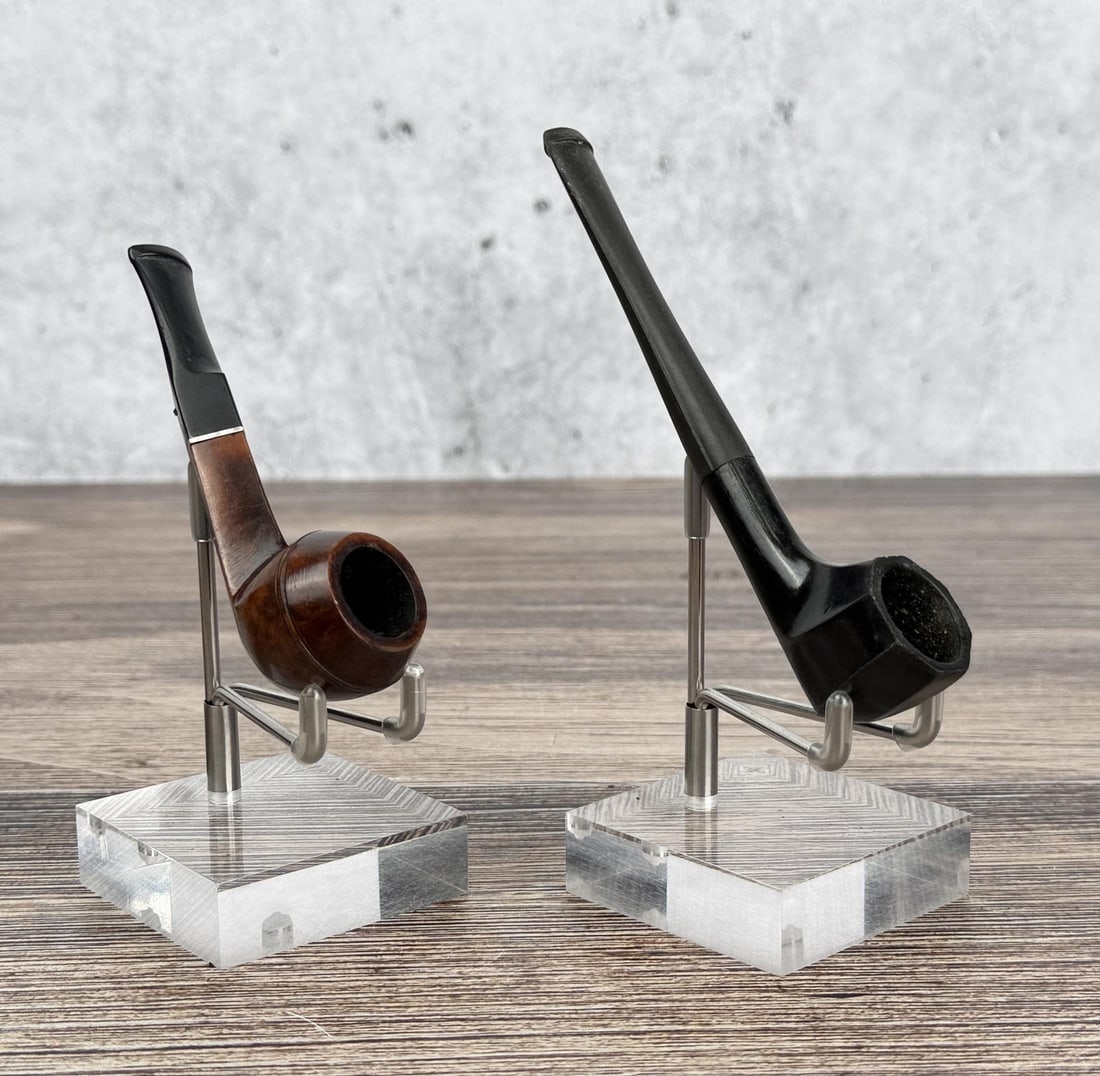 Estate Tobacco Smoking Pipes: Largest is 4 7/8" long