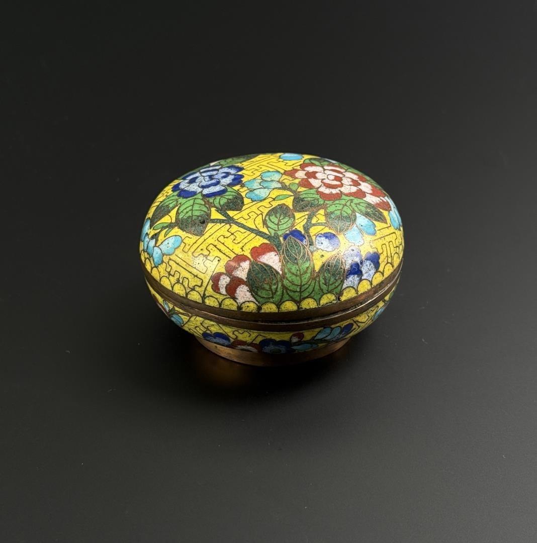Chinese Cloisonne Enamel Jewelry Box (1 of 6)
