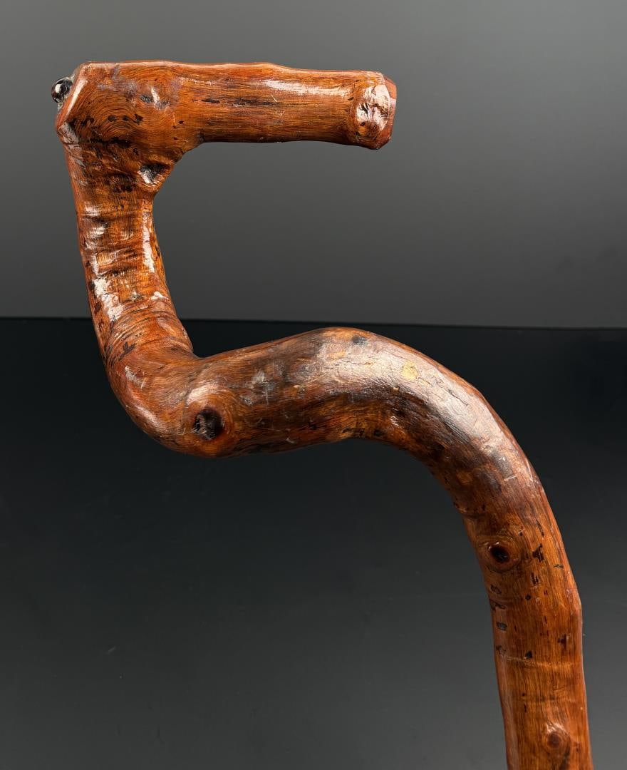 Folk Art Freeform Horse Head Cane Walking Stick (1 of 7)