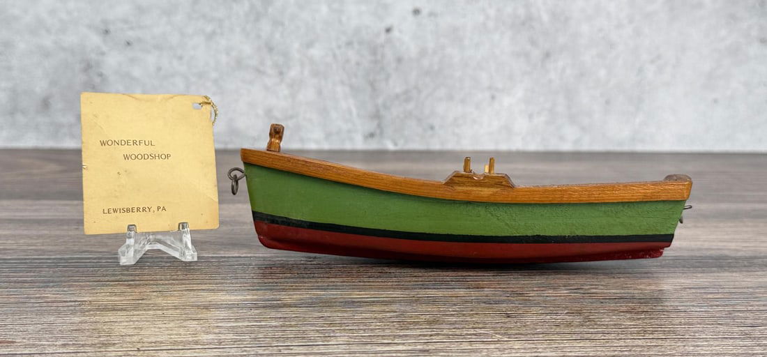Wonderful Woodshop Pennsylvania Miniature Boat (1 of 11)