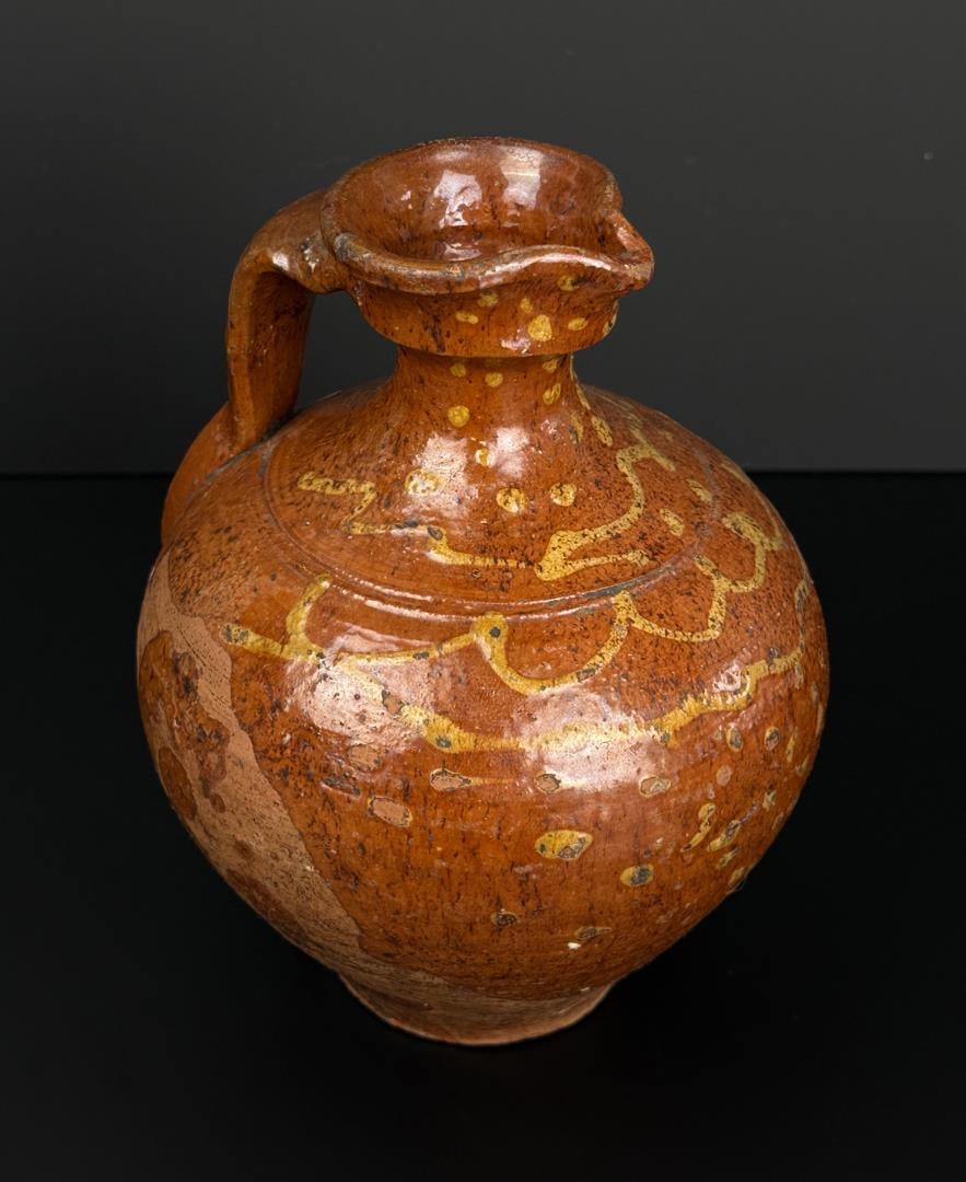 Redware Slipware Jug or Pitcher - 2