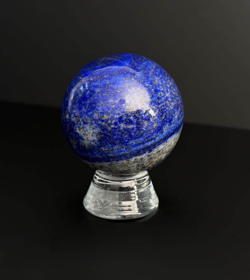 1350ct Lapis Lazuli Polished Sphere: 270 grams. 2 1/8" diameter.