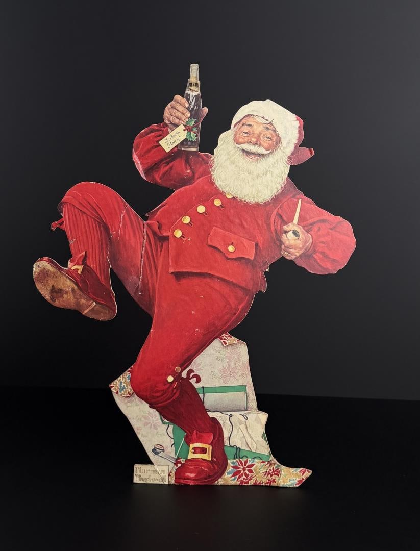 Norman Rockwell Santa Claus Pepsi Santa Sign (1 of 4)