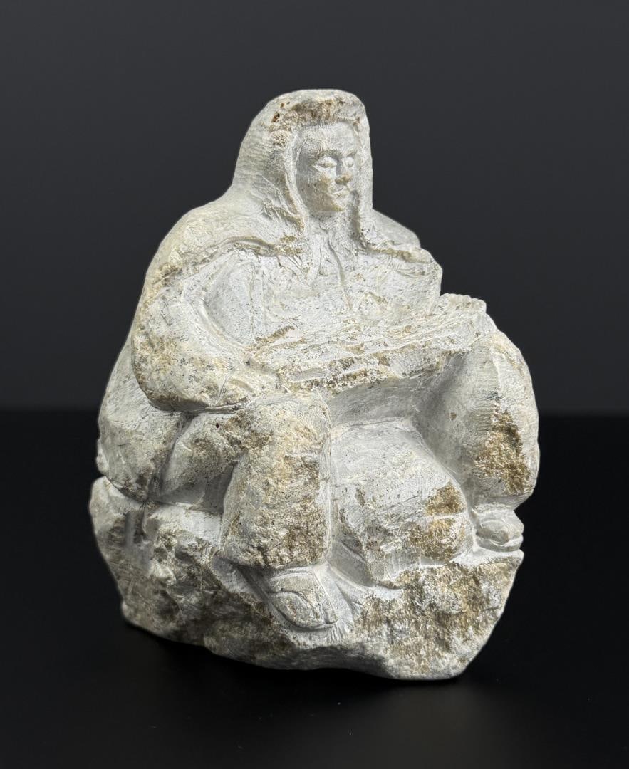 Chinese Stone Carving: 4 1/2" by 3 5/8" by 2 3/4"