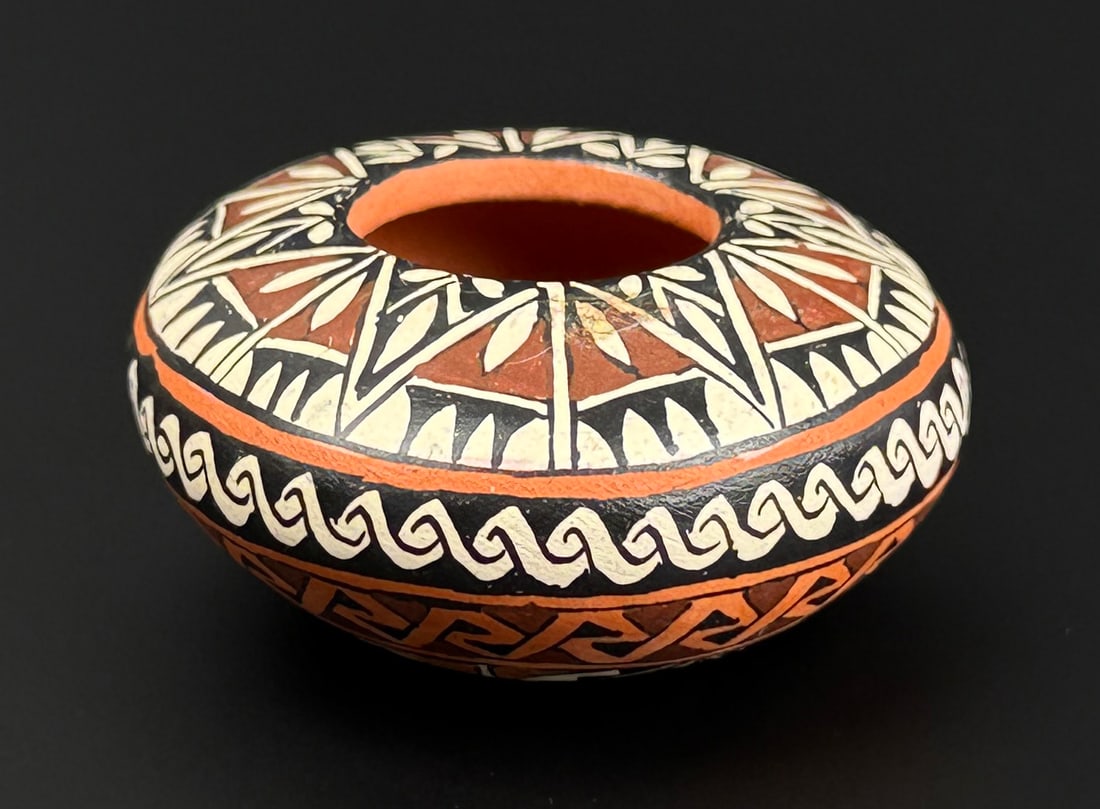 Gloria Bogulas Acoma Pueblo Miniature Pot (1 of 8)