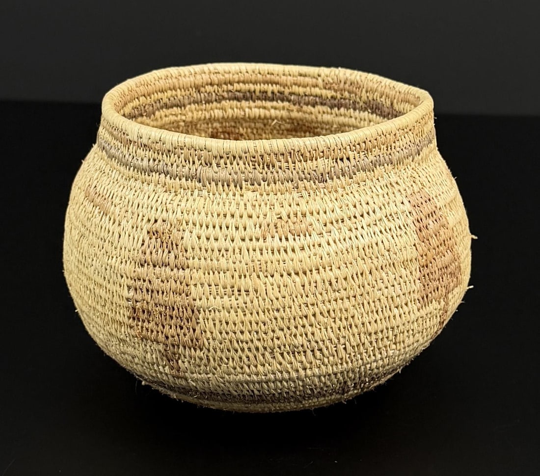 African Woven Basket (1 of 5)