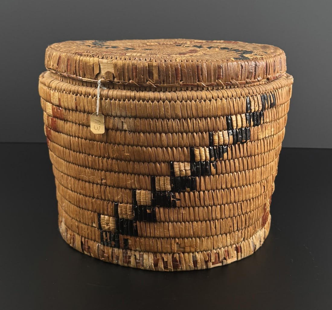 Salish Thompson River Indian Basket (1 of 13)