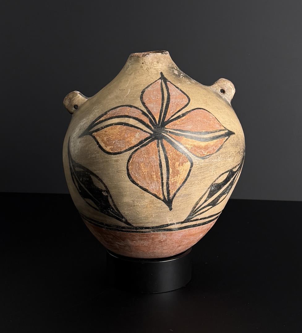 Historic Santo Domingo Pueblo Pottery Canteen (1 of 7)