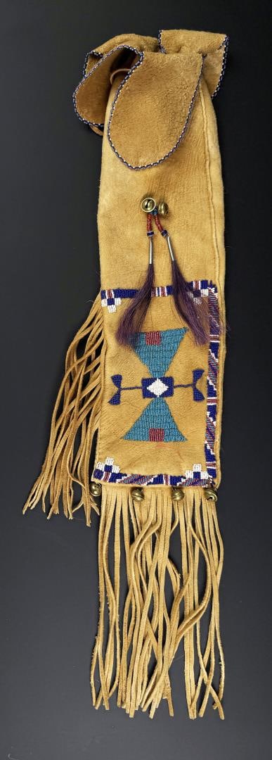 Nez Perce Native American Indian Beaded Pipe Bag (1 of 5)