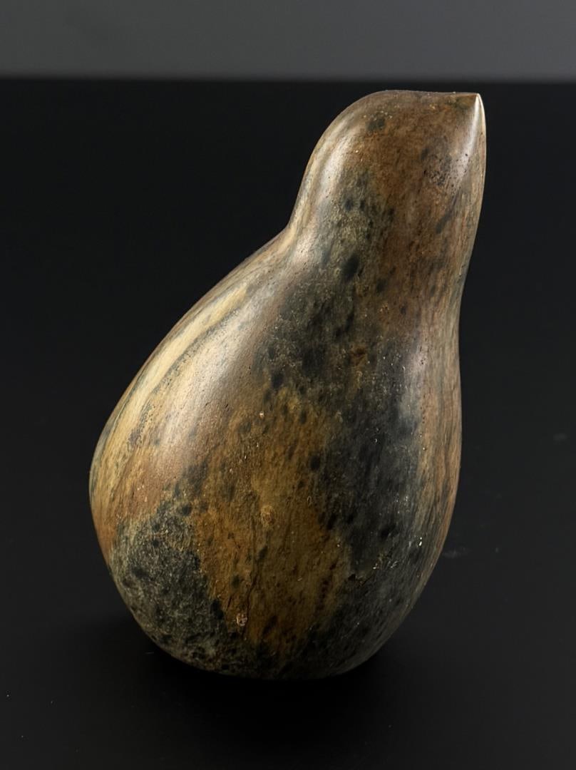 Sharon Spencer Inuit Soapstone Seal Carving: 3 3/4" by 2 1/2" by 2 1/4" Sharon Spencer (20th/21st Century) is active/lives in Washington. Sharon Spencer is known for Sculpture.