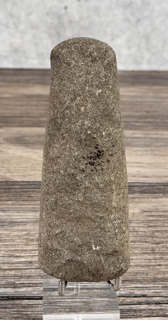 Columbia River Native American Stone Pestle: 6" long.
