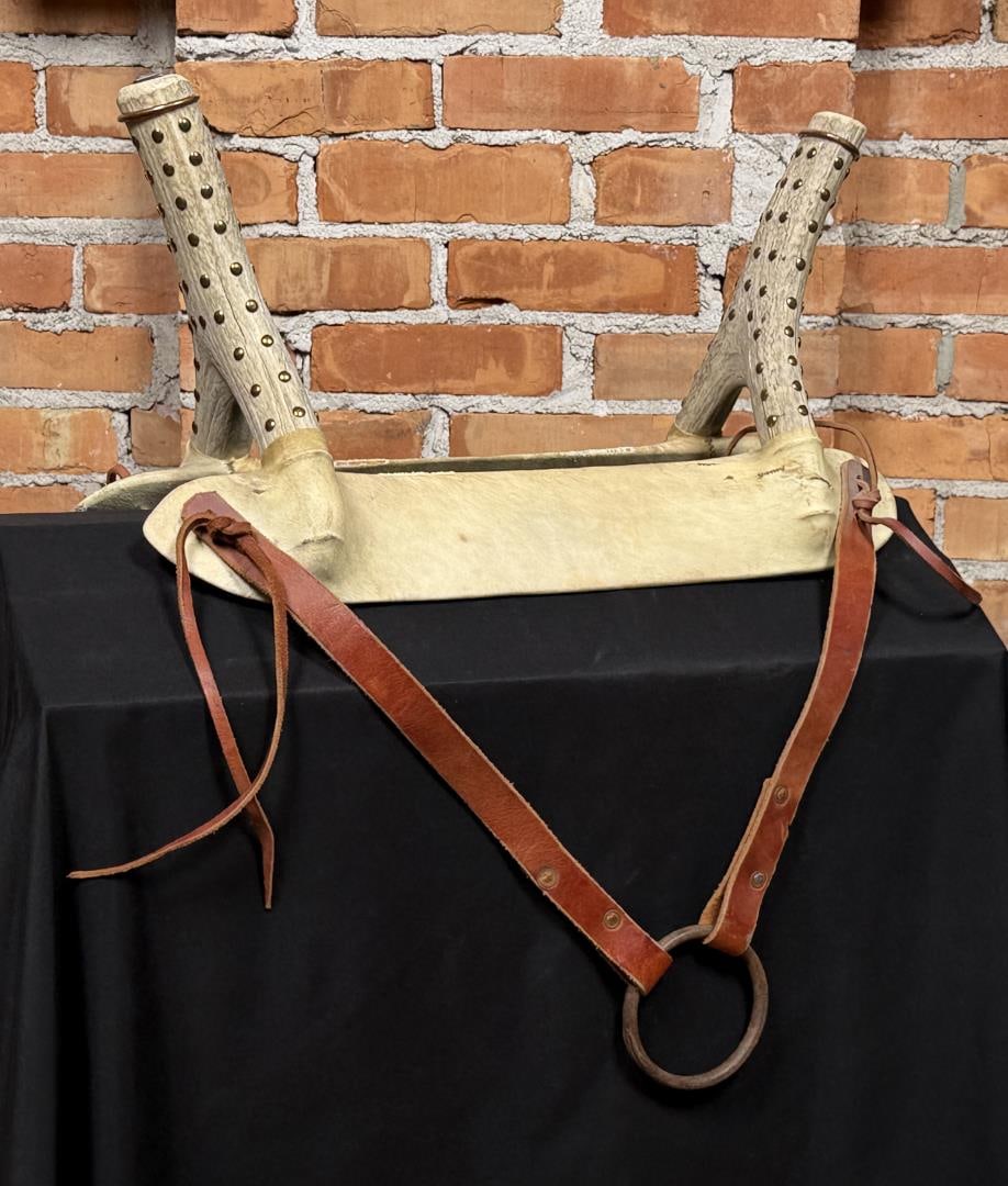 Montana Crow Native American Elk Horn Saddle (1 of 13)