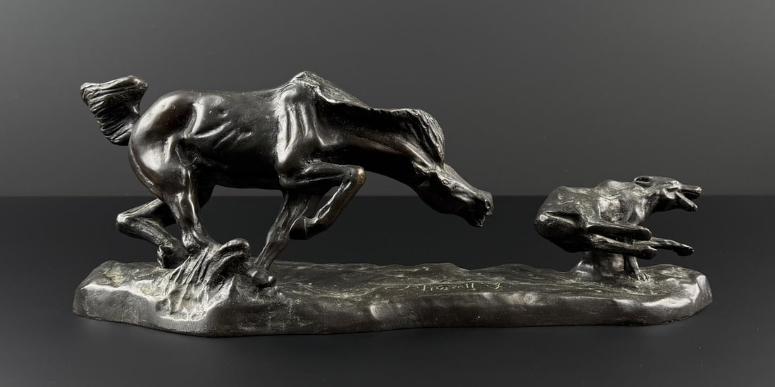 Charles M Russell The Range Father Bronze (1 of 7)