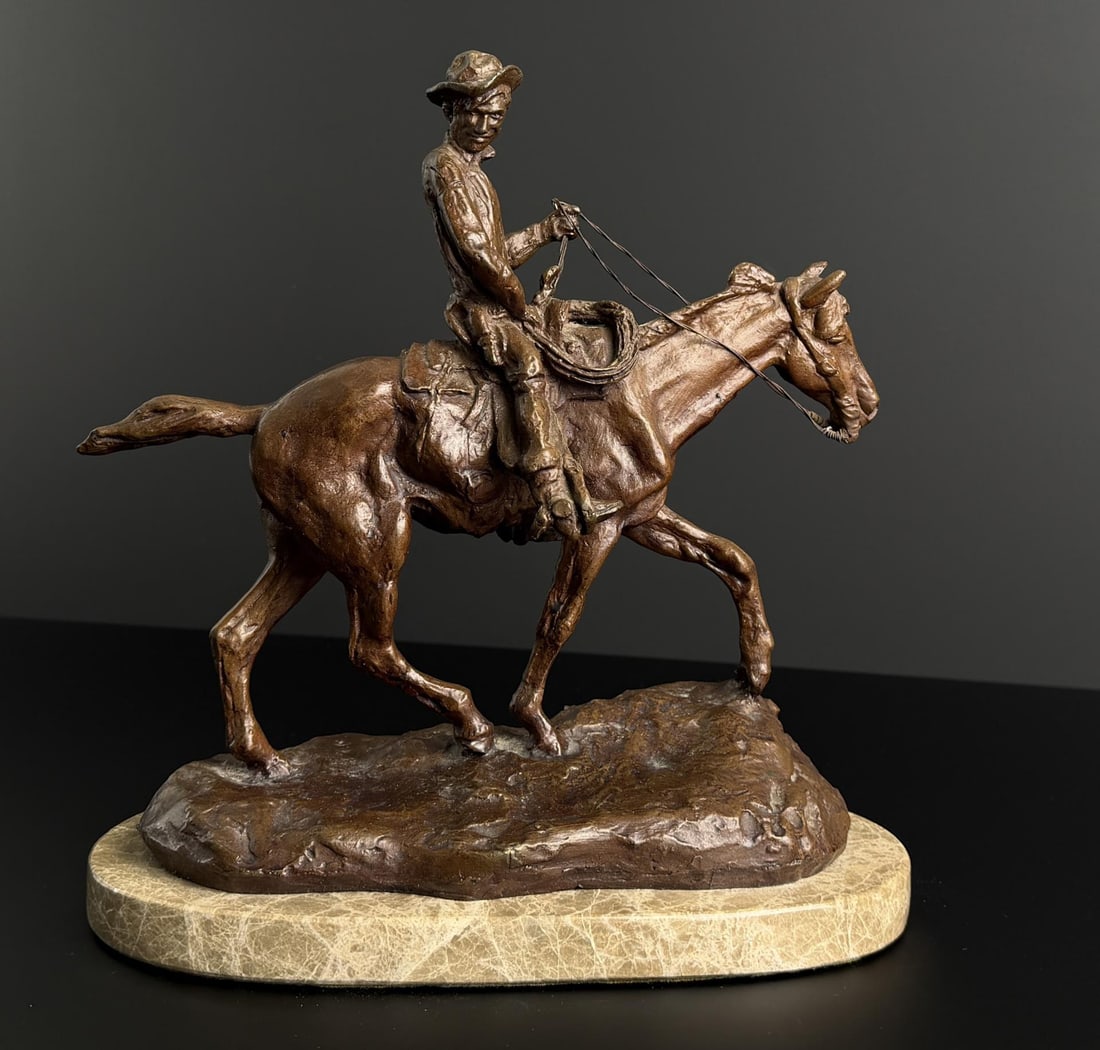 Charles M Russell Montana Will Rogers Bronze (1 of 5)