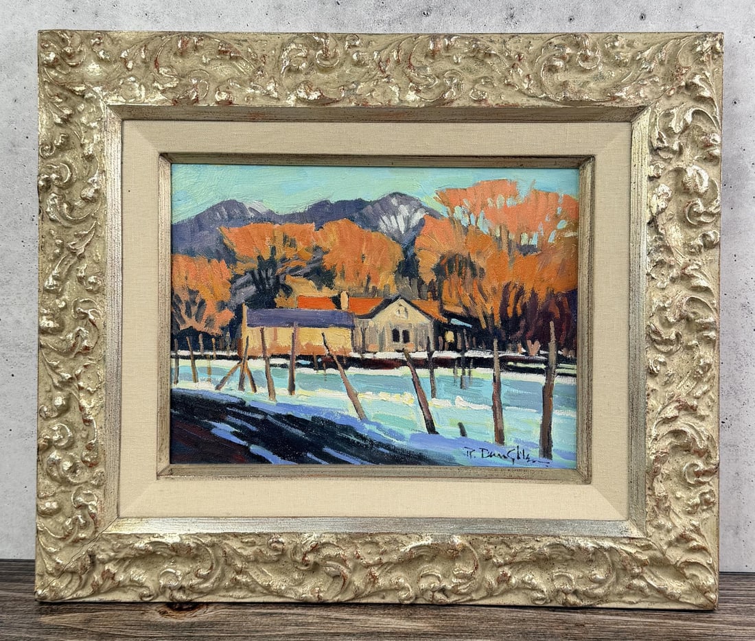 Robert Daughters Winter Vista Painting (1 of 8)
