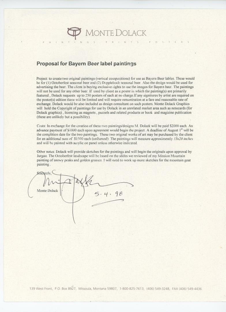 Monte Dolack Bayern Brewing Dopplebock Study - 4