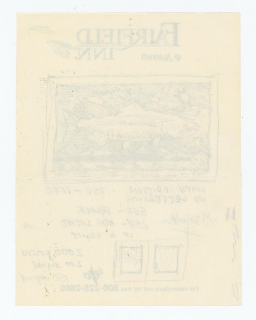 Monte Dolack Trout Poster Study - 2