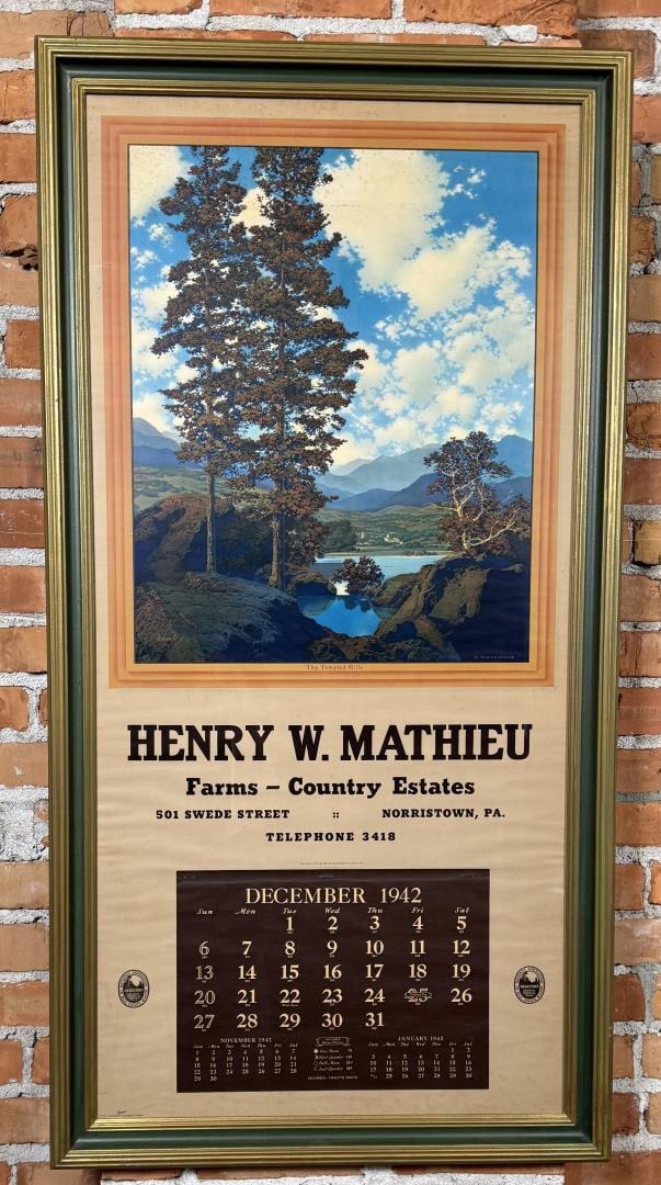Maxfield Parrish Norristown Pennsylvania Calendar (1 of 9)