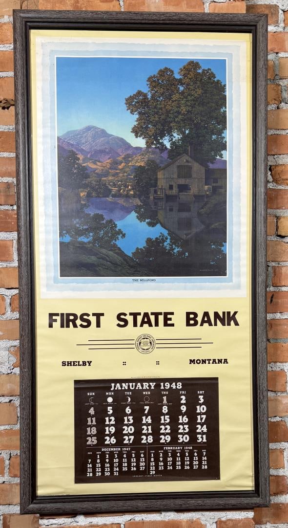Maxfield Parrish Shelby Montana Calendar (1 of 8)