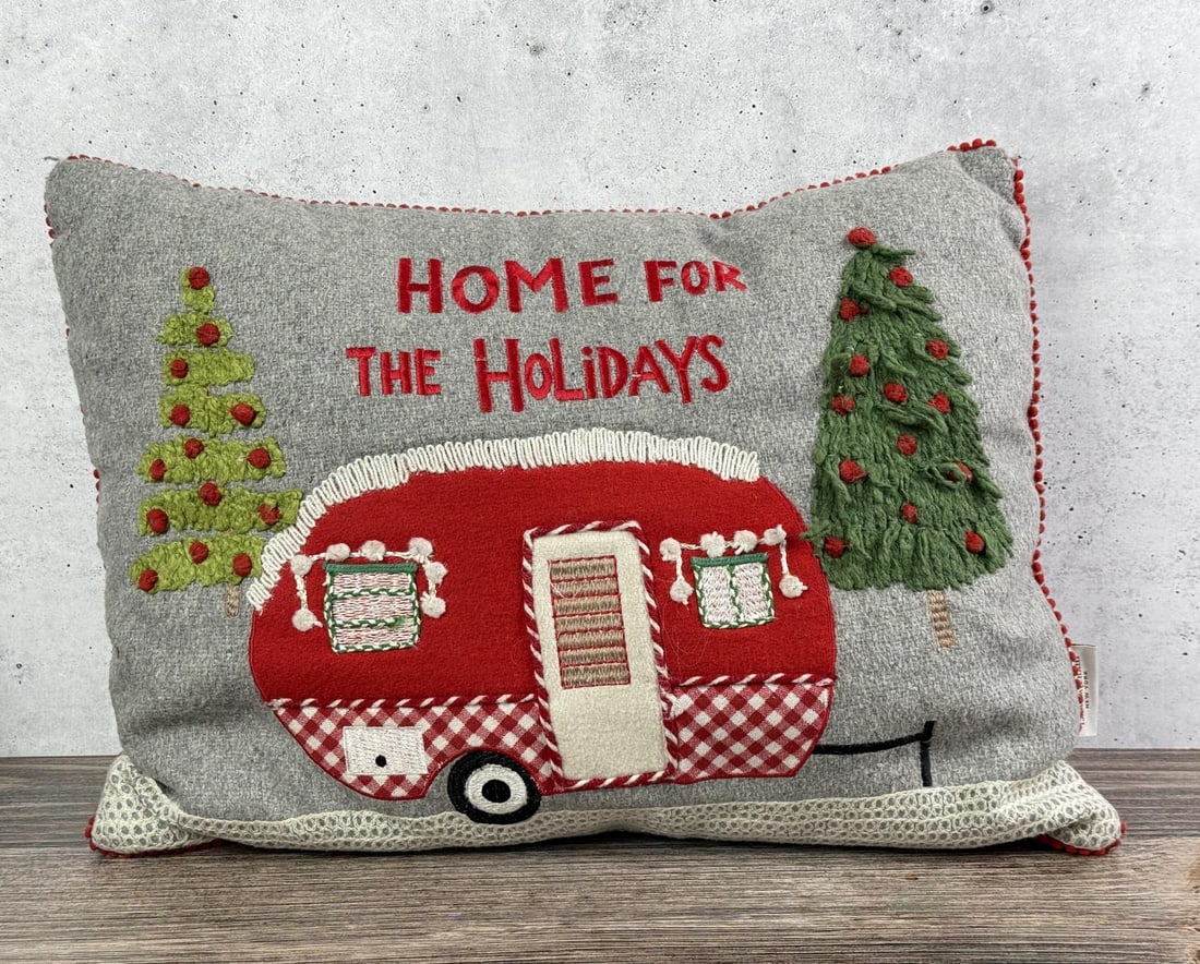 Isaac Mizrahi Home for the Holidays Pillow: 14 3/4" by 20 1/2"