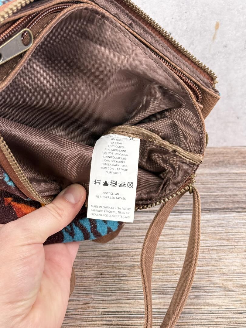 Pendleton Wool Blanket Purse Handbag - 6