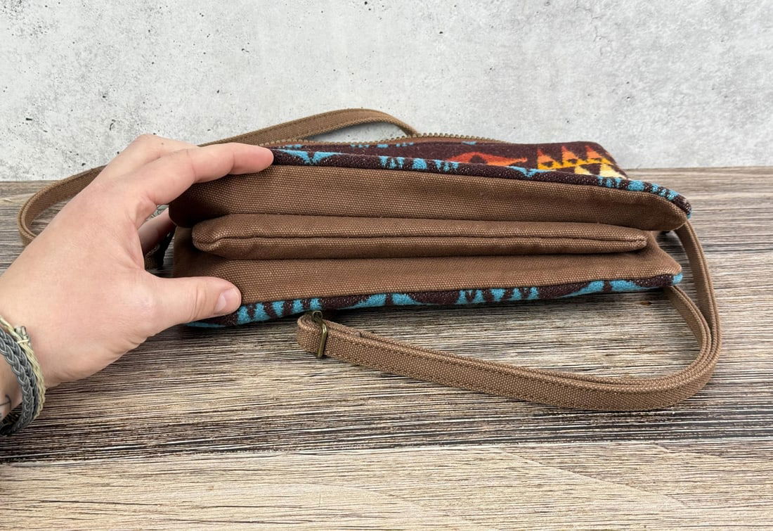 Pendleton Wool Blanket Purse Handbag - 7