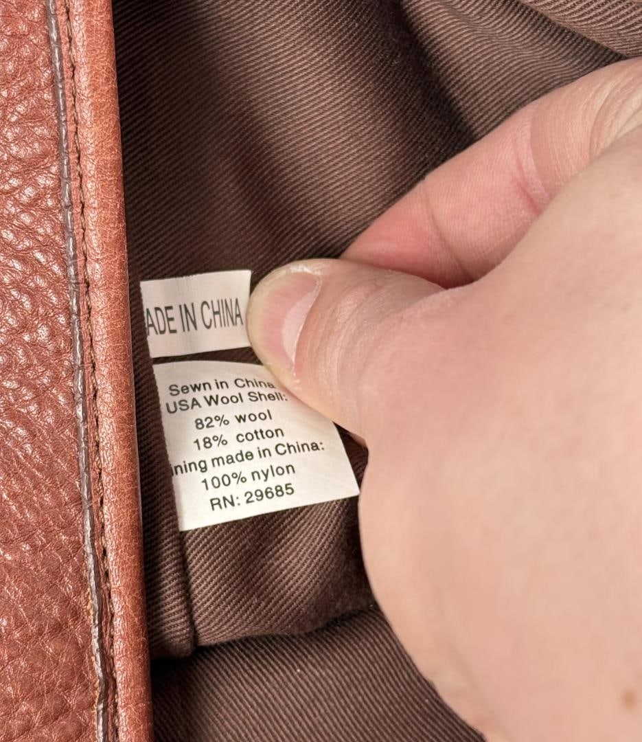 Pendleton Wool and Leather Duffle Bag - 8