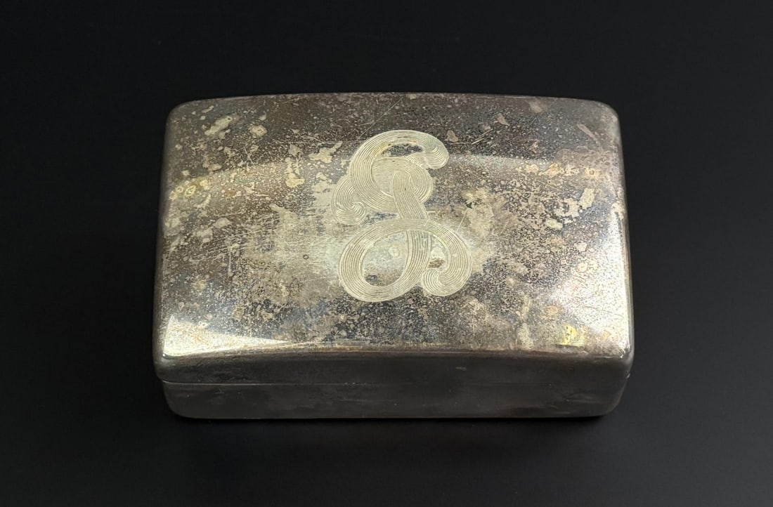 Dodge EPNS Jewelry Box: 5" by 3 3/8" by 2"