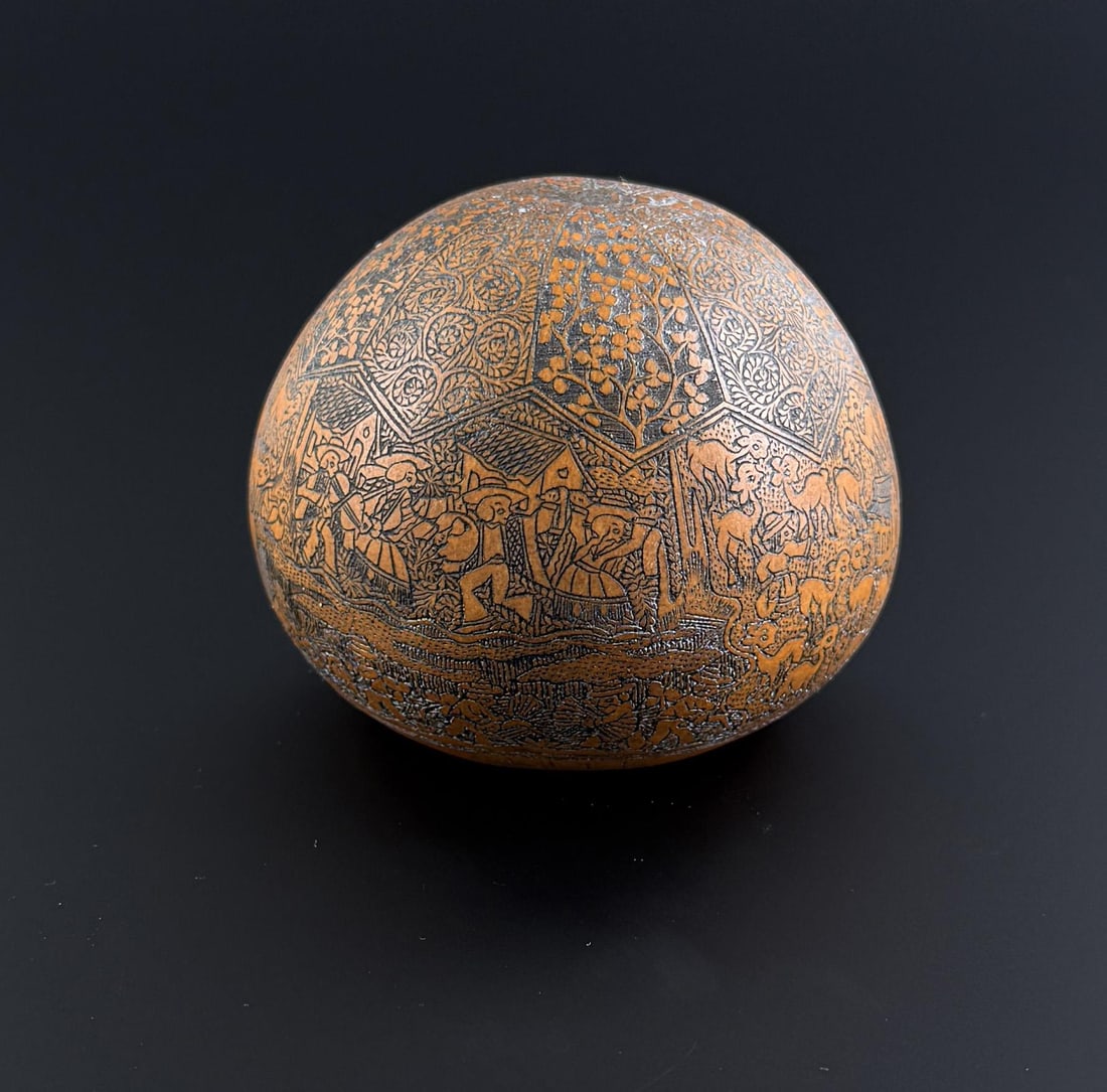 Cirilo Hurtado Mate Burilado Gourd (1 of 7)