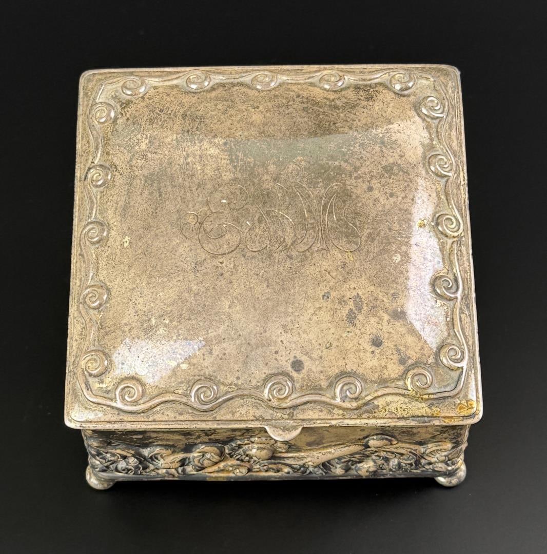 Victorian Superior Silver Co Trinket Box (1 of 9)