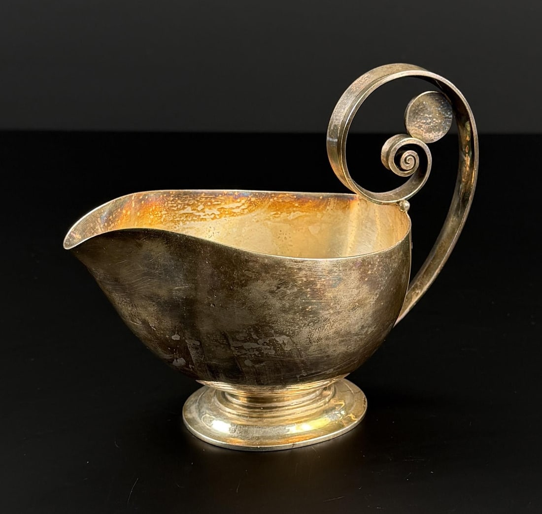 Georg Jensen Schilling Sterling Silver Sauce Boat (1 of 5)