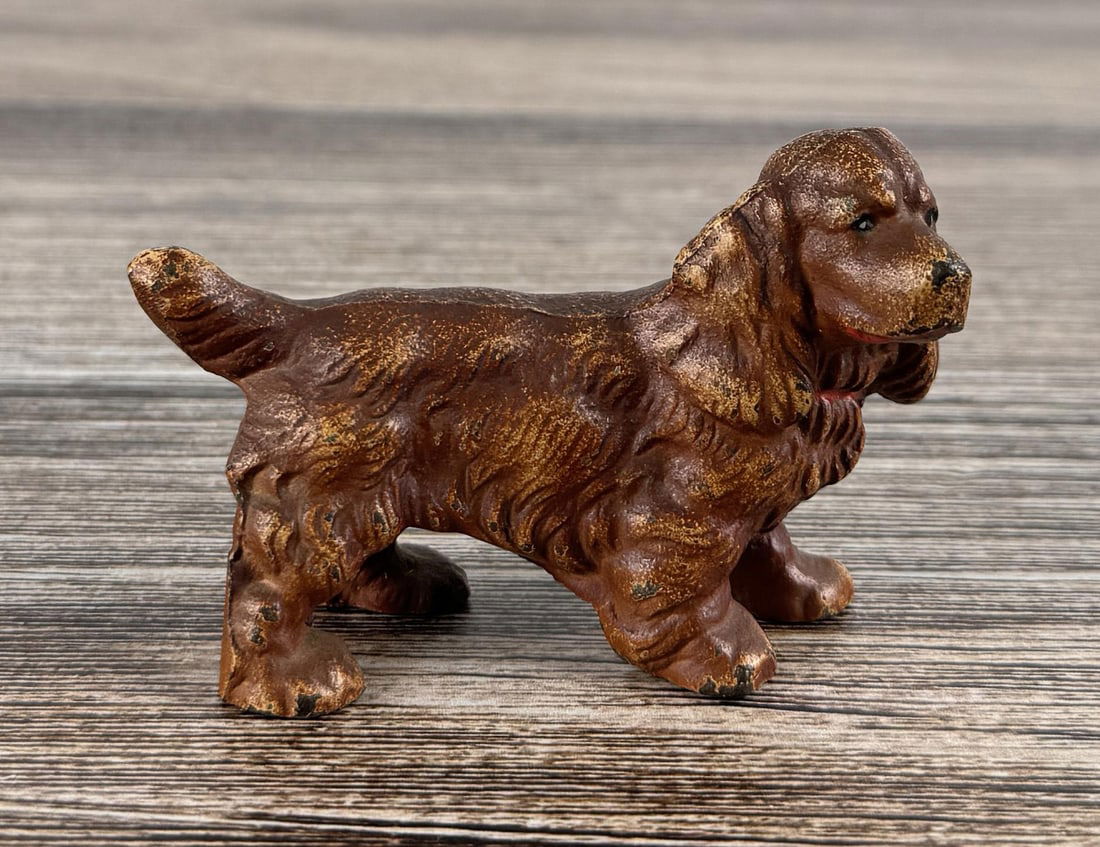 Hubley Cast Iron Cocker Spaniel Paperweight (1 of 4)