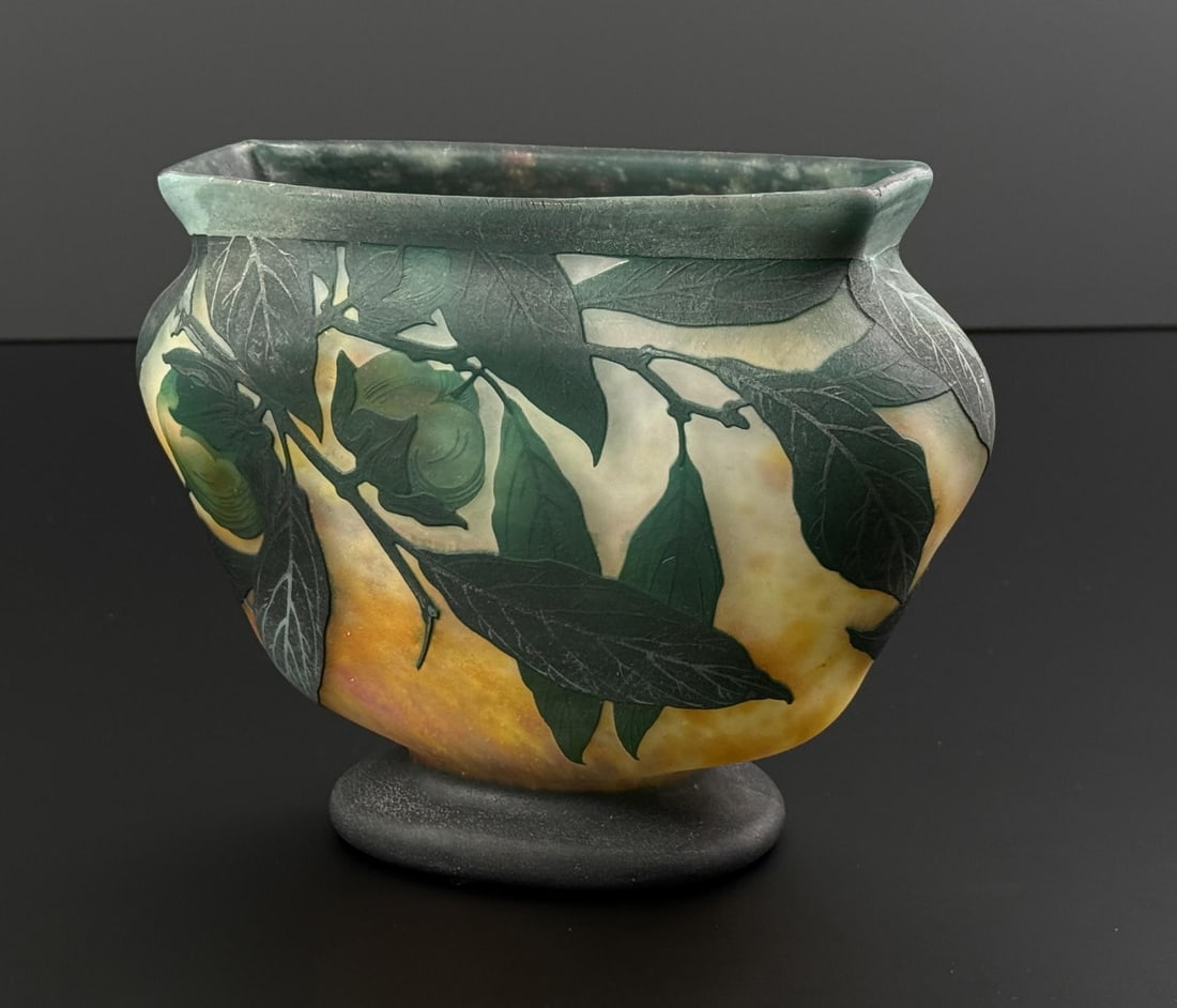 Daum Nancy Plaqueminier du Japon Glass Vase (1 of 6)