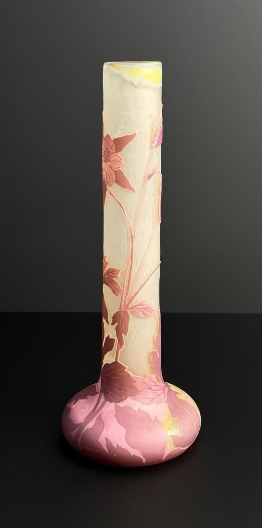 Emile Galle Cameo Glass Vase (1 of 6)