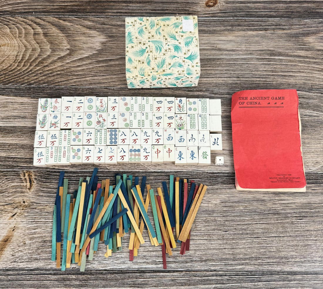 1928 The Ancient Game of China Mahjong Set (1 of 5)