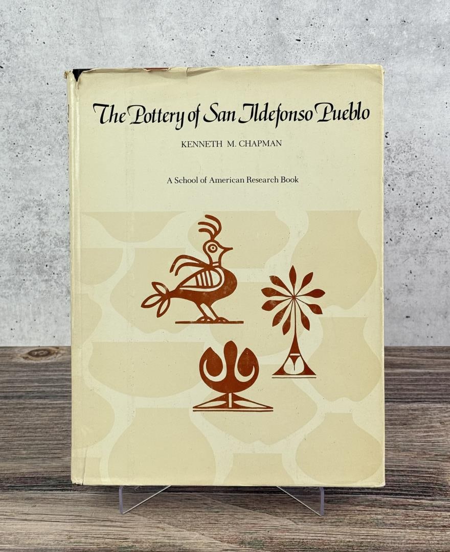The Pottery of San Ildefonso Pueblo: Kenneth M. Chapman, 1970. From the Native American reference library of Stanley Miller.