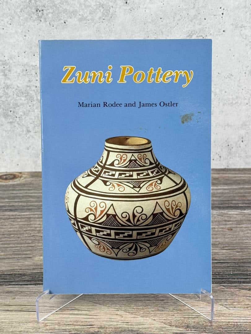 Zuni Pottery: Marian Rodee and James Ostler, 1986. From the Native American reference library of Stanley Miller.
