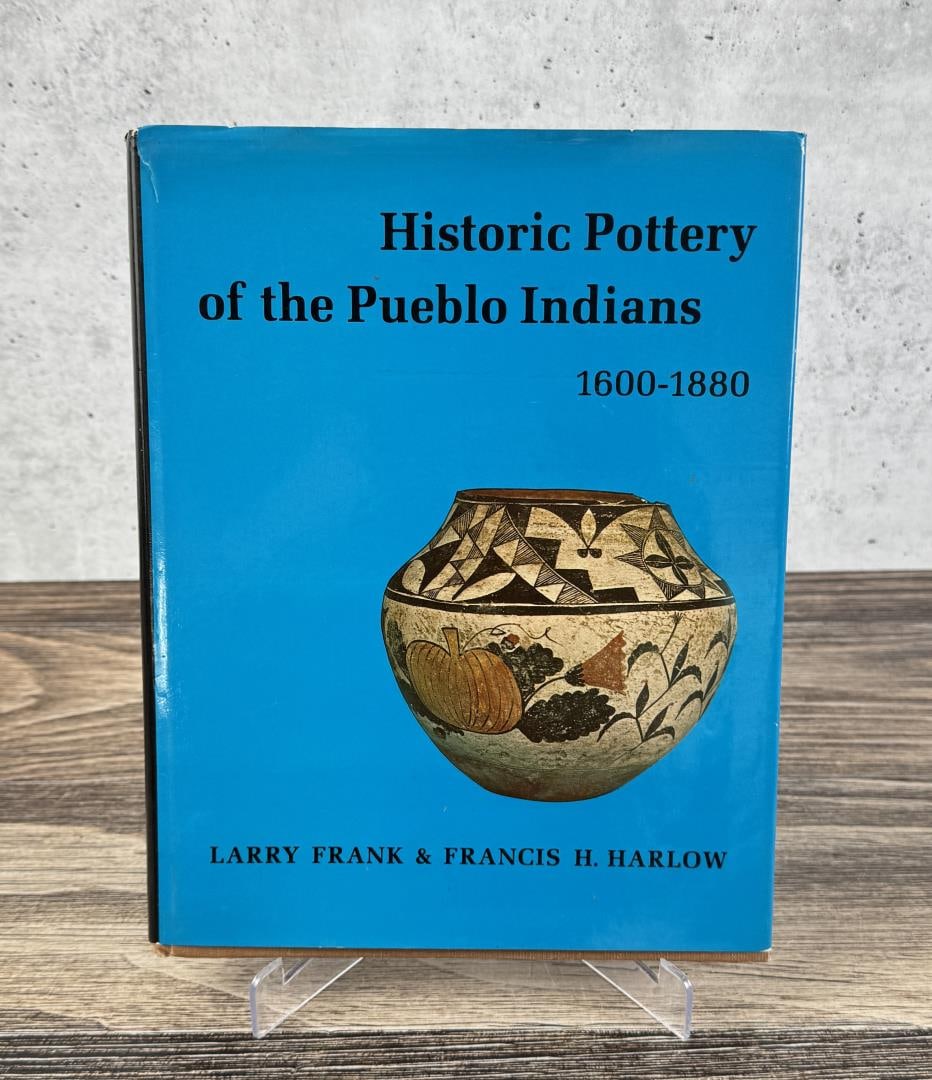 Historic Pottery of the Pueblo Indians: 1600 to 1880. Larry Frank and Francis Harlow, 1974. From the Native American reference library of Stanley Miller.