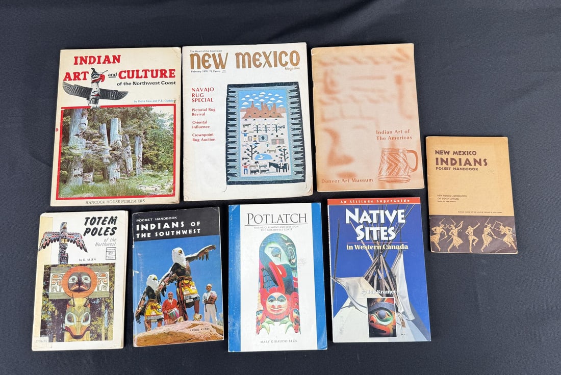 Collection of Native American Indian Literature: Nice grouping. From the Native American reference library of Stanley Miller.