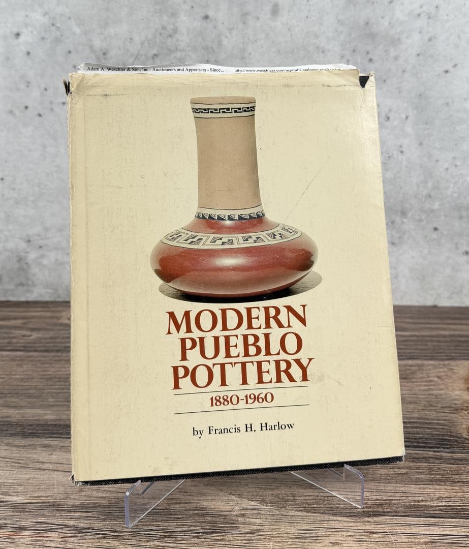 Modern Pueblo Pottery 1880 to 1960: Francis H. Harlow, 1977. From the Native American reference library of Stanley Miller.